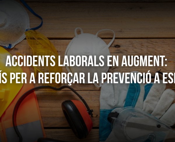 Accidents laborals en augment: Un avís per a reforçar la prevenció a Espanya